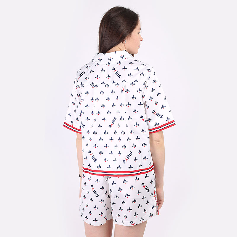 Женская рубашка Jordan Paris Saint-Germain Women's Short-Sleeve Printed Top (DC0451-100)  - цена, описание, фото 6